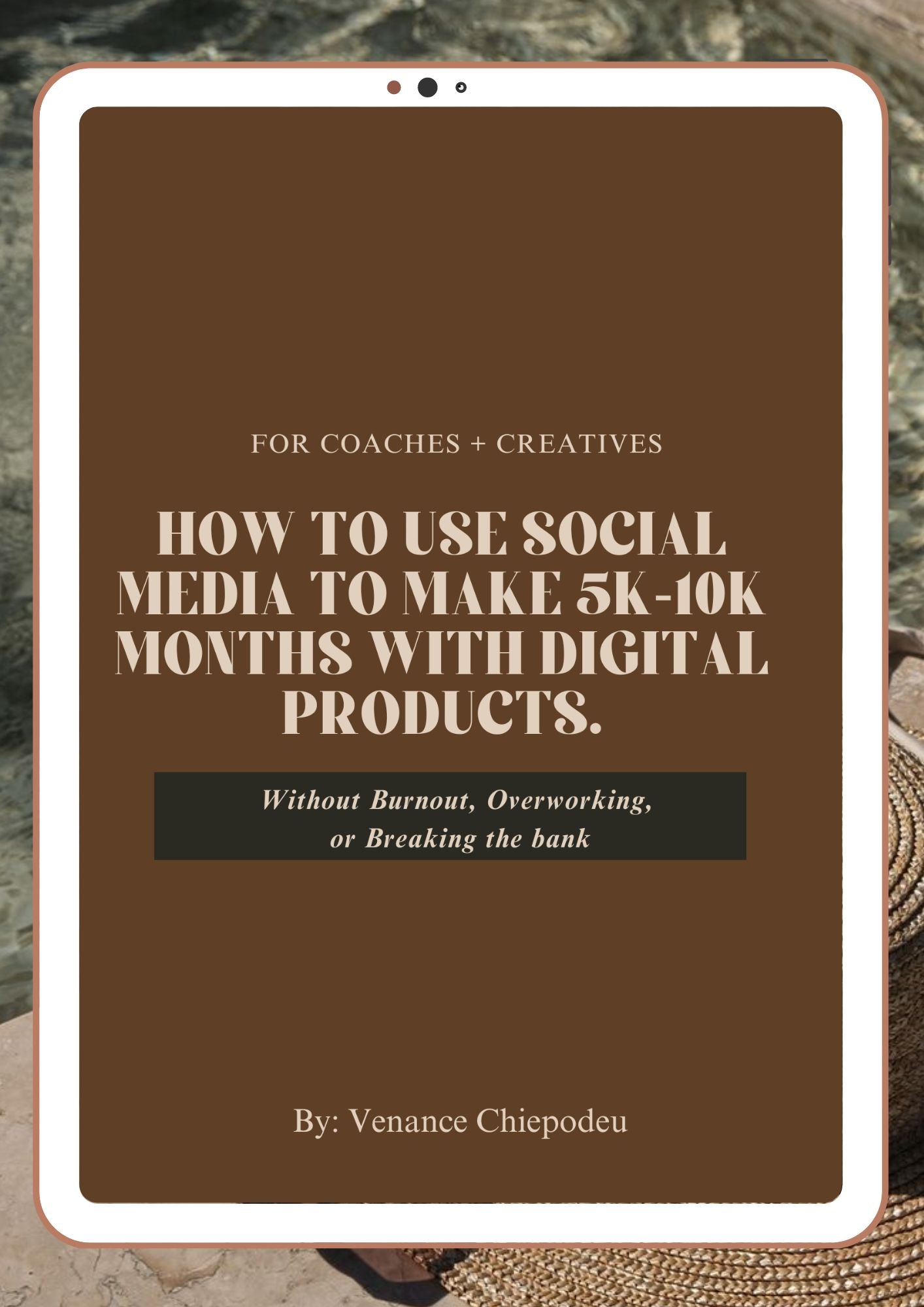 How to use social media to make 5K-10k months with digital products.