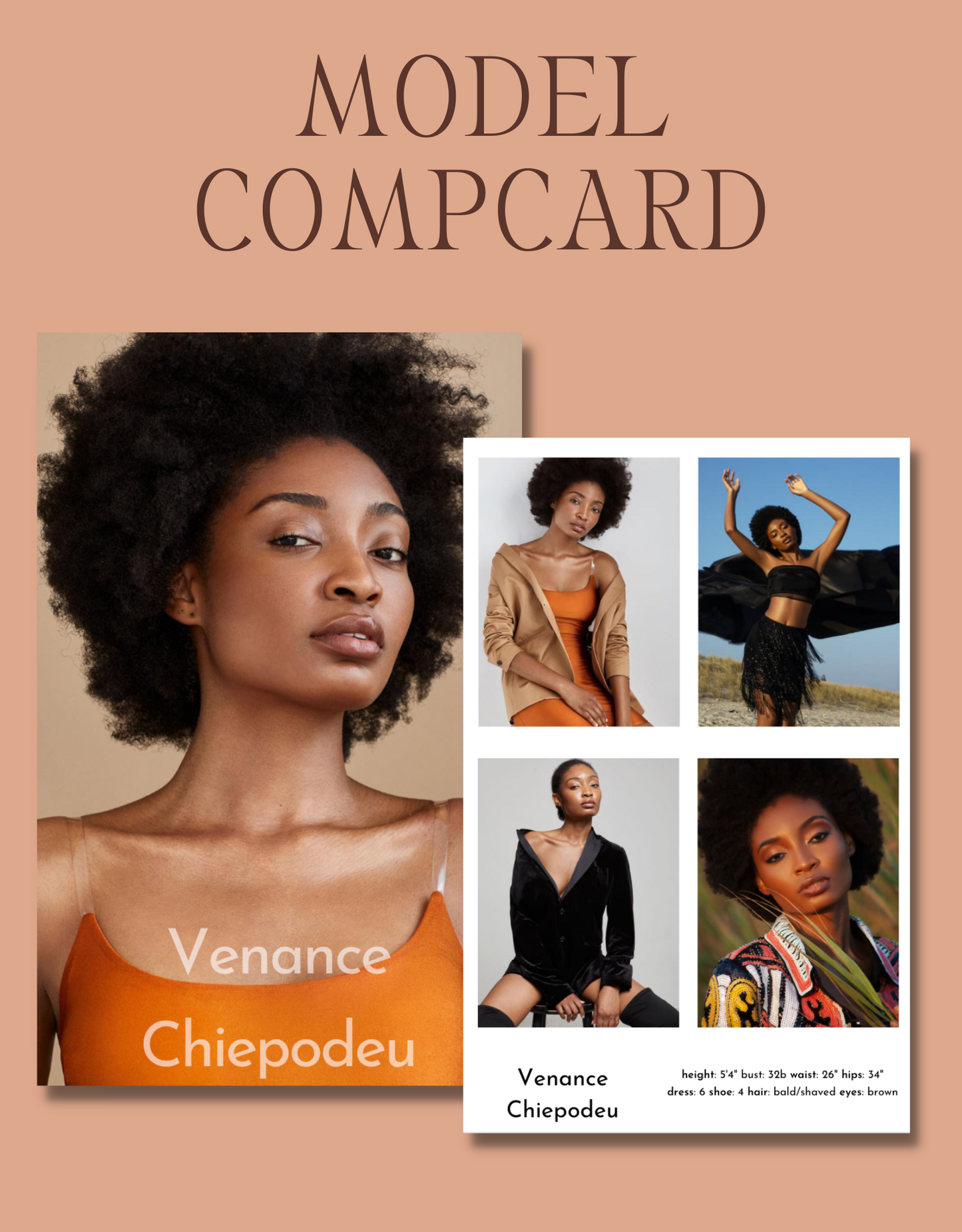 Model Comp Card Template